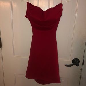 Sexy open back little red dress🌹